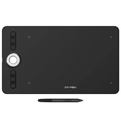 Afbeelding van XP PEN Grafische Tablet Deco 02 8192 Niveaus van Pendruk met Gum en 6 Toetsen Tekentablet