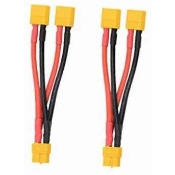 Afbeelding van Fly RC 2 stks XT60 Parallelle Batterij Connector Kabel Verlenging Y Splitter voor DJI Phantom Mode Helikopter Quadcopter