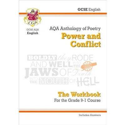 Afbeelding van GCSE English Literature AQA Poetry Workbook: Power &amp; Conflict Anthology (includes Answers)
