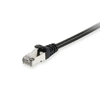 Afbeelding van Equip Patchkabel RJ45 Cat6A S/FTP (S STP) PIMF 0,25 m Zwart