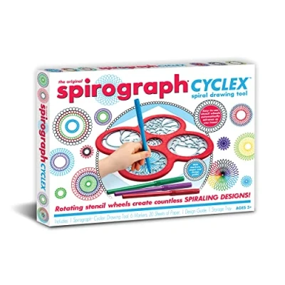 Afbeelding van Tekenset Spirograph Silverlit cyclex 1 Onderdelen