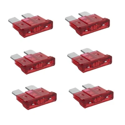 Afbeelding van Pro Plus Steekzekeringen Standaard 10 Ampère Rood 6 stuks