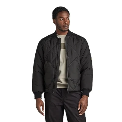 Afbeelding van G Star Diamond Bomberjacks, Heren, Maat: Large, Black