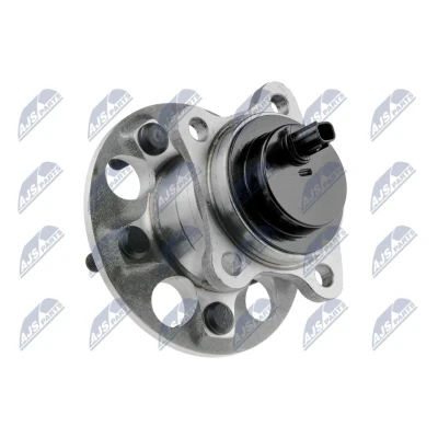 Afbeelding van NTY KLT TY 129 Wiellagerset Achteras, Achteras rechts Met wielnaaf, wielbevestigingsbout, ingebouwde ABS sensor