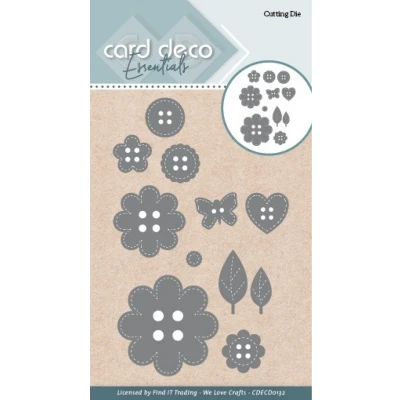 Afbeelding van Card Deco Essentials Cutting Dies Buttons