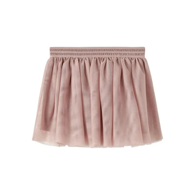 Afbeelding van NAME IT MINI rok NMFNUTULLE van gerecycled polyester oudroze