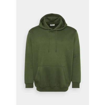 Afbeelding van JACK &amp; JONES PLUS SIZE hoodie donkergroen