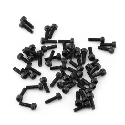 Afbeelding van M3 Zwarte Zeskantige Dopschroefboutenset, 12,9 Kwaliteit Gelegeerd Koolstofstaalbevestiging, Accessoire Voor Reparatiegereedschap, 4 50 Mm, Met Hoge Sterkte(M3*10mm pcs/pack)