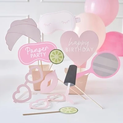 Afbeelding van Pamper Party Roze &amp; Wit