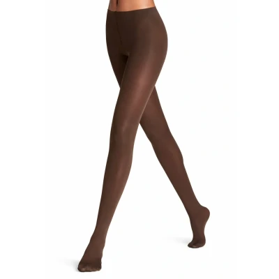 Afbeelding van FALKE Dames Panty Seidenglatt 40 DEN W TI Halfdoorzichtig eenkleurig 1 Stuk, Bruin (Brenda 5179), S M