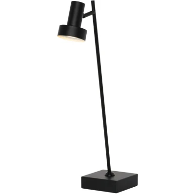Afbeelding van Bureaulamp Lunata Zwart GU 10 1 Lichts T 9091 Z