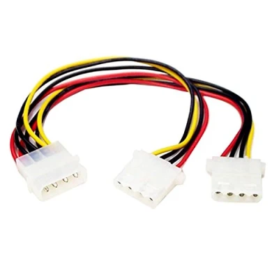 Afbeelding van StarTech.com LP4 naar 2x Voedingskabel Y adapter M/F