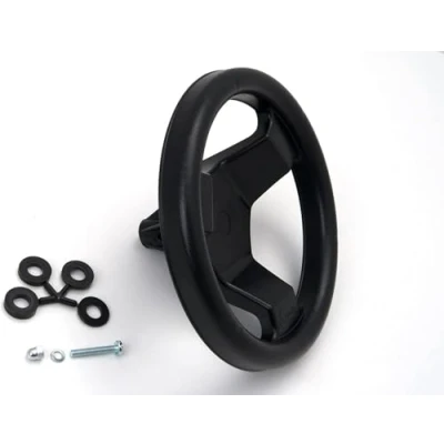 Afbeelding van Rolly Toys Stuur voor trapvoertuigen (accessoires rollyFarmtracs, rollyX Tracs en RollyUnimogs, zwart stuurwiel, stuurwiel) X38600001580