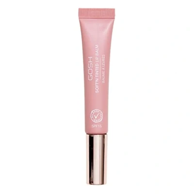Afbeelding van GOSH Getinte lipbalsem met SPF 15, veganistische lippenbalsem kleur in vintage roos 04, soepele zachte lippen zonder plakken, parfumvrije glanzende booster, vochtinbrengende
