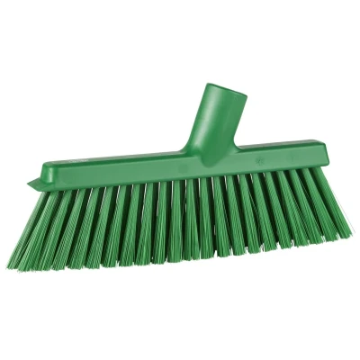 Afbeelding van Vikan Stofblikken met Lange Steel Hygiene Medium Veger voor Stofblik 250 mm Groen
