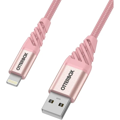 Afbeelding van OtterBox Premium USB naar Apple Lightning kabel 1M Roze