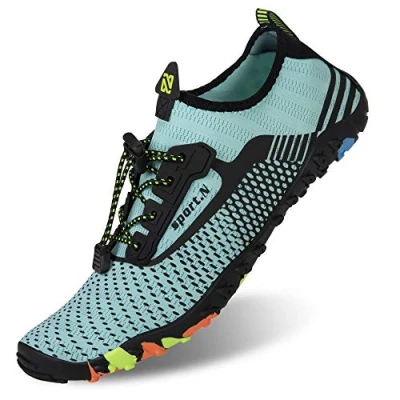 Afbeelding van Waterschoenen heren dames Strandschoenen Zwemschoenen Aquaschoenen unisex(244 groen,39EU)