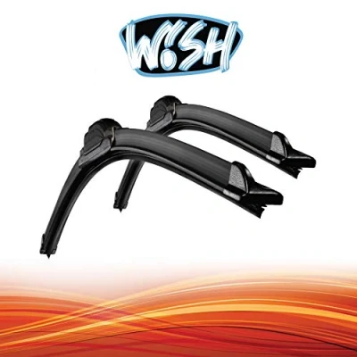 Afbeelding van 2 x Wish® Universal 26&quot; 650mm / 19&quot; 480mm set voorruitenwisser wisserbladen voorzijde vlakke ruitenwisser 2WU26.19.F8