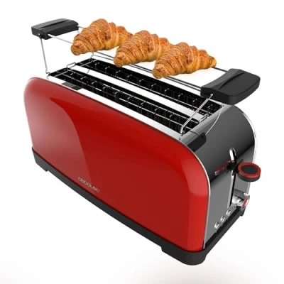 Afbeelding van Broodrooster Toastin` time 1500 Red Cecotec