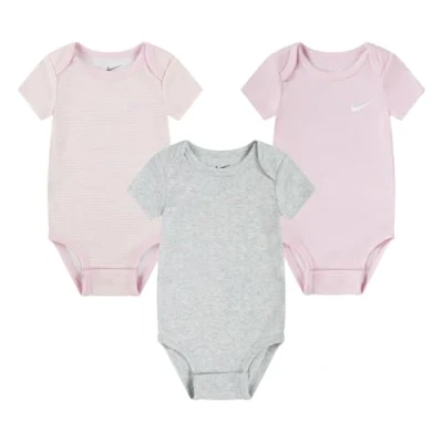 Afbeelding van Nike Sportswear Bodysuit Unisex 3 PACK Body voor kinderen, Maat: 50/56, Birch heather