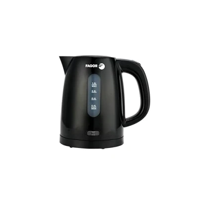 Afbeelding van Waterkoker Fagor teya noir 2200 W 1 L Zwart Roestvrij staal Plastic