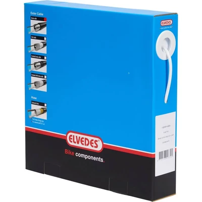 Afbeelding van Elvedes Rem buitenkabel met voering ø5,0mm / 30 meter wit (in een doos)