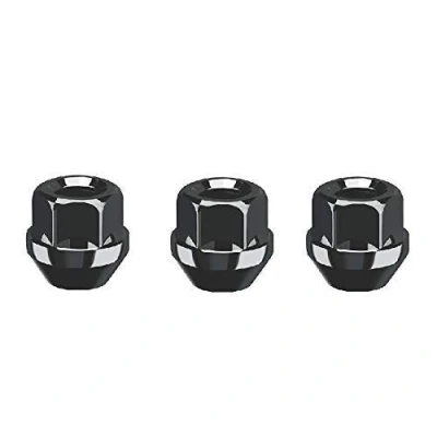 Afbeelding van HASKYY 20 x zwarte wielmoeren, moer voor stalen velgen, conisch open profiel, M12 1,5 SW19, FO modellen