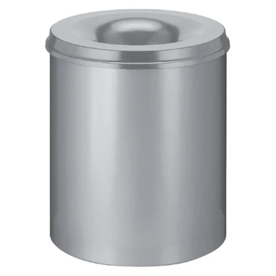 Afbeelding van Papierbak vlamdovend 80ltr grijs