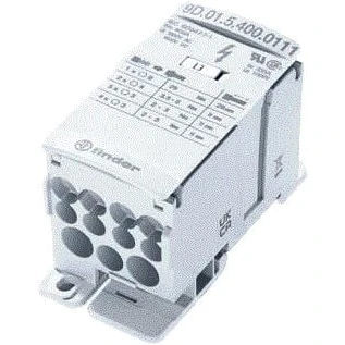 Afbeelding van Finder 9D.01.5.400.0111 Verdeler Wit 12 polig 35 mm² 400 A 1000 V/AC, 1500 V/DC Geleidertype: L, N, PE