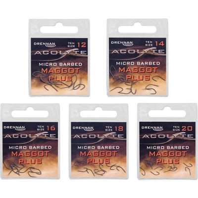 Afbeelding van Drennan Acolyte Maggot Plus Spade Micro Barbed (10pcs) Maat : 12