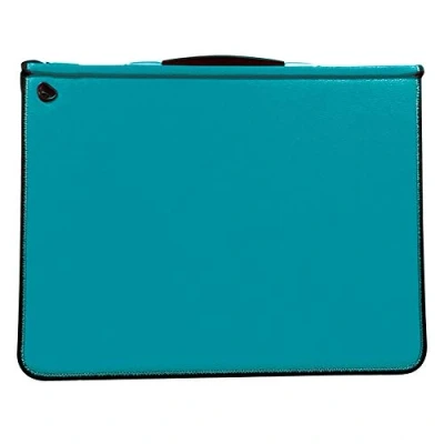 Afbeelding van Artcare kunstenaarsmap (15482090 64 x 5 49 cm A2 synthetisch materiaal PREMIER portfolio met gratis mouwen, Barbados blauw