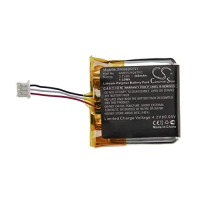 Afbeelding van vhbw Accu vervanging voor Sennheiser AHB552826TPC draadloze headset hoofdtelefoon (360mAh, 3,7V, Li Polymeer)