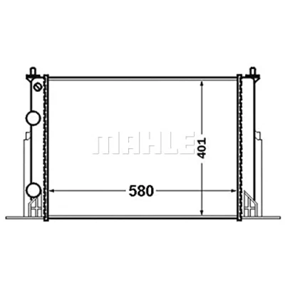 Afbeelding van Mahle Original Radiateur CR 1450 000S