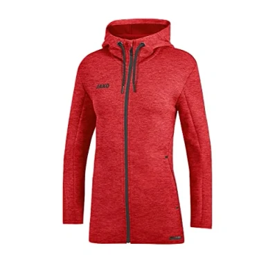 Afbeelding van JAKO Jas met kap Premium Basics Rood gemeleerd