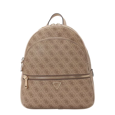 Afbeelding van GUESS Vrije tijd Rugzak Manhattan II Backpack Latte Logo Lichtbruin