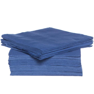 Afbeelding van Cosy &amp; Trendy Servet, 38 X Cm, Blauw, 40 Stuks Servetten