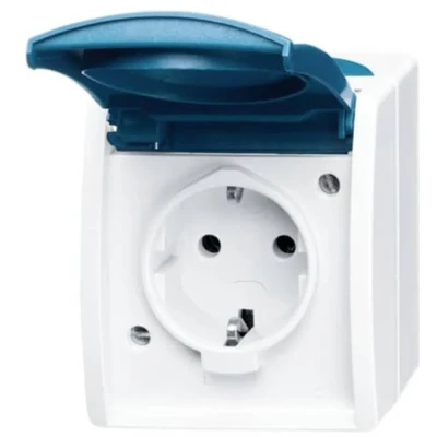 Afbeelding van Busch Jaeger 20 EWN 53 AP WG programma&#039;s, grijs, blauwgroen