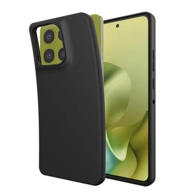 Afbeelding van Cazy Hoesje geschikt voor Motorola Moto G86 Siliconen Flexibele Case Zwart