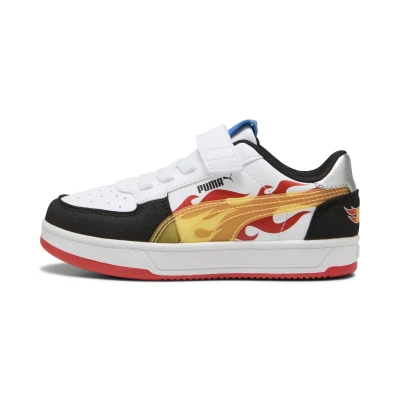 Afbeelding van PUMA X HOT WHEELSâ¢ Caven 2.0 sneakers, Zwart/Rood/Wit, Maat 27,5