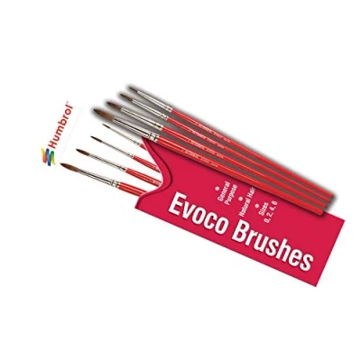 Afbeelding van Humbrol AG4150 Evoco 0, 2, 4, 6 borstelpakket