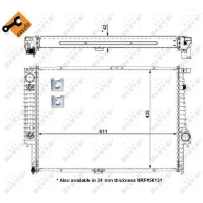 Afbeelding van NRF Radiateur 50566