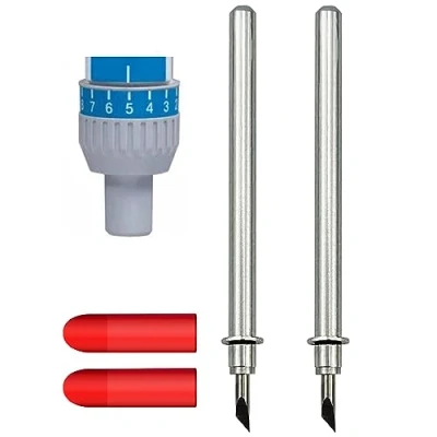 Afbeelding van 2 stuks CABLDP1 standaard gesneden lemmet voor Brother ScanNCut 1 DX2 DesignNCut compatibele CAHLP1 houders