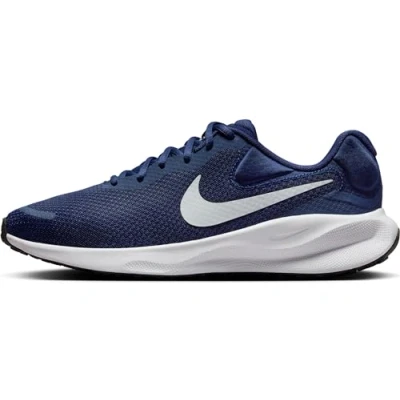 Afbeelding van Nike Performance Revolution 7 Hardloopschoenen neutraal, Heren, Maat: 48.5, Midnight navy/pure platinum/black/white Textiel/ synthetisch