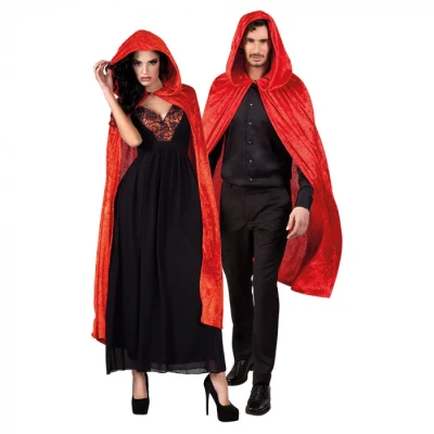 Afbeelding van Boland Cape Dawn rood Volwassenen Vampier Halloween Horror