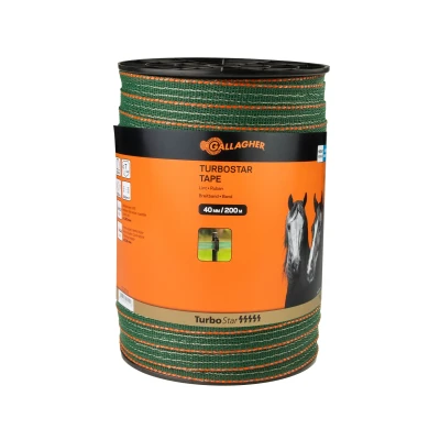 Afbeelding van TurboStar schriklint 40mm groen, 200m, Gallagher Geschikt voor Veehouderij