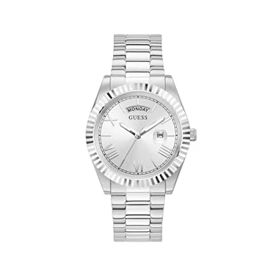 Afbeelding van Guess Connoisseur Unsiex Horloge silvercoloured, Maat: One Size, Silver coloured