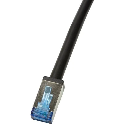 Afbeelding van LogiLink CQ7033S netwerkkabel 1 m Cat6a S/FTP (S STP) Zwart
