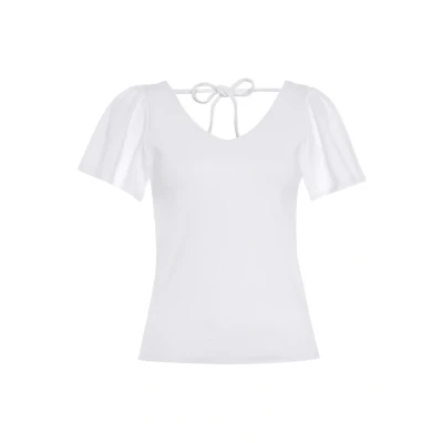 Afbeelding van Vivance Tshirt basic, Dames, Maat: 40/42, Weiß