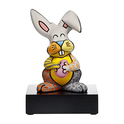 Afbeelding van Goebel Verzamelfiguur Figuur Romero Britto &quot;Grey Rabbit&quot; (1 stuk)