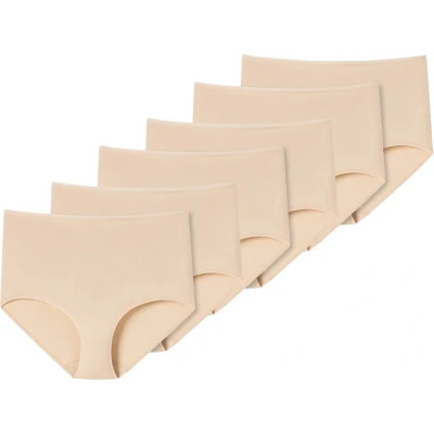 Afbeelding van Schiesser 6 PACK Slip, Dames, Maat: 40, Sand